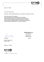STARCO Distributor Certificate