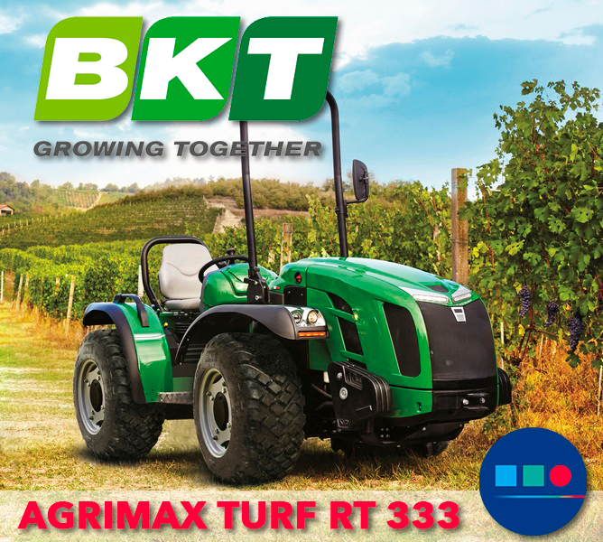 Компания BKT представляет новую шину AGRIMAX TURF RT 333