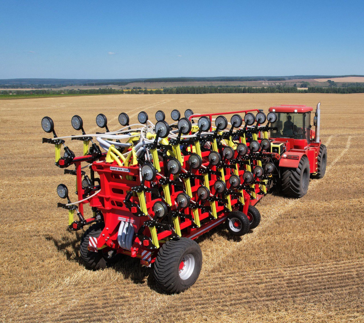 Анкерный посевной комплекс от Компании "Агромастер" на шинах BKT