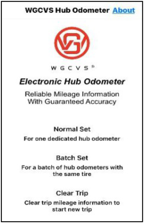 Найдите в Арр Store приложение WGCVS Hub Odometer и установите его.